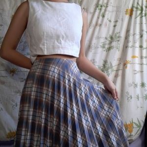 Plaid? Midi Skirt